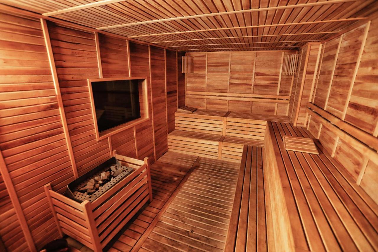The Green Park Gaziantep Kültér fotó A modern Finnish sauna
